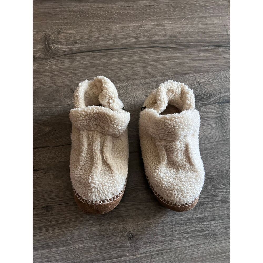 L.L.Bean Girl’s  Cozy Slipper Booties, Pile Fleece size 5-6